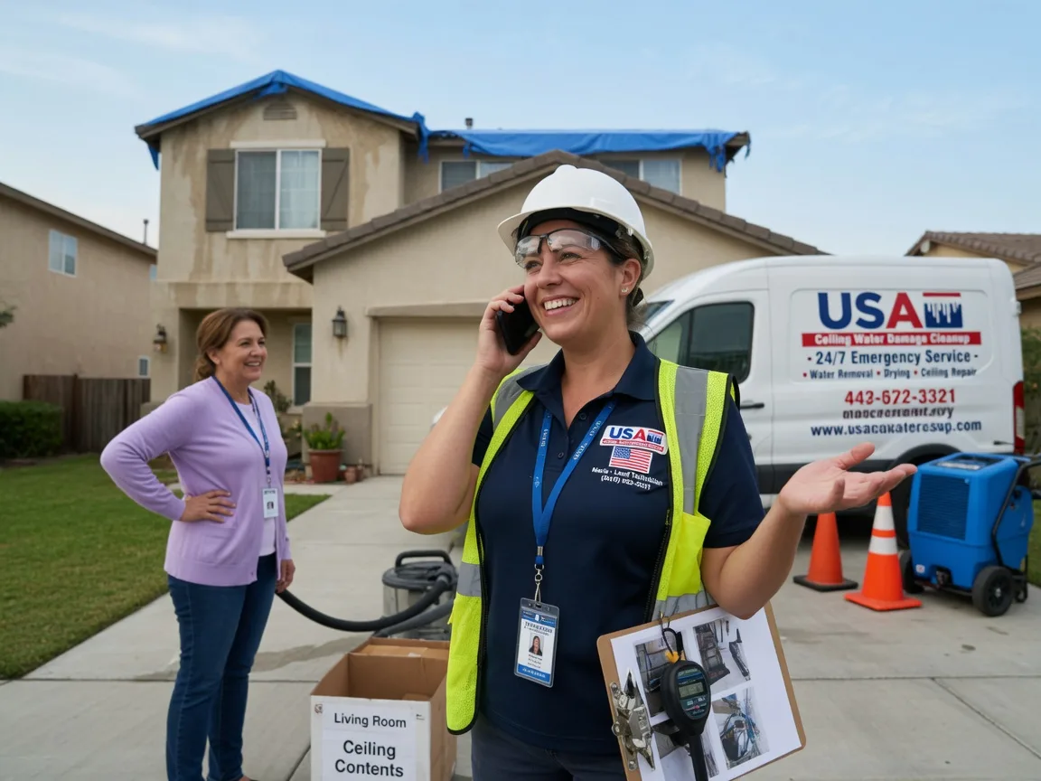 Ceiling Water Damage Restoration California, MD FAQs